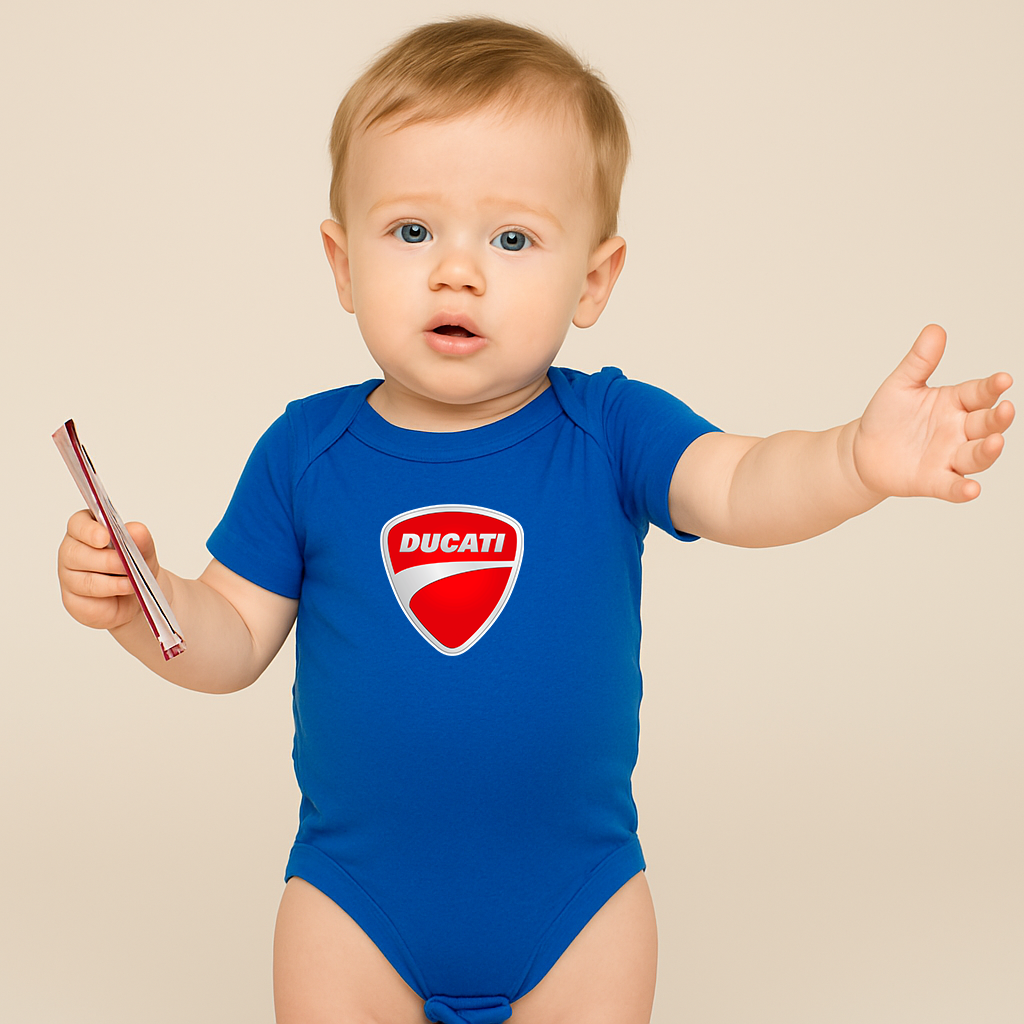 Ducati Motorcycle Baby Romper Onesie